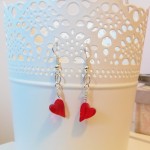 Valentine Earrings for Mama